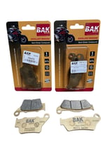 BAK SEMİ SİNTERLİ ÖN BALATA + ARKA BALATA TAKIMI PULSAR NS 200 RS 200 [ 10 Bin Km + ]