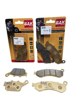 BAK SEMİ SİNTERLİ ÖN BALATA + ARKA BALATA TAKIMI MONDİAL DRİFT L [ 10 Bin Km + ]
