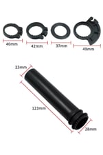 BARRACUDA SİYAH MODİFİYE ELCİK TAKIM ve DENGE GİDON TOPUZU SET UNİVERSAL - PCX - DRİFT L - MT25 -R25