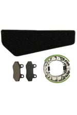 CAPPUCİNO - BLAZER - SPACE - TWİSTER ÖN BALATA + ARKA BALATA TAKIMI + HAVA FİLTRESİ BAKIM SETİ