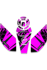 CF MOTO 250SR TANK PAD SET PEMBE [ 2021-2026 ]