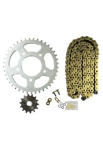 CF MOTO NK 250 - SR 250 ÖN 14 T + ARKA 41T DİŞLİ + SFR ORİNGLİ [520H x 106 L] ZİNCİR SET