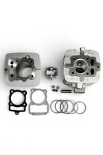 CG 200cc SİLİNDİR + ÜST KAPAK SET / SİLİNDİR 13 PERNO [65,5mm] [YÜK:69 mm] + KAPAK [DQ SUBAP]
