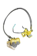 CG ÖN FREN MERKEZİ ALT-ÜST KOMPLE [FREN KOLU KROM] SARI CG GOLD