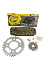 CG PERFORMANSLI ZİNCİR DİŞLİ SETİ ÖN 16T/ARKA 36T + SFR GOLD ORİNGLİ ZİNCİR 428Hx128L CG - KUBA ÇİTA