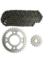 CG PERFORMANSLI ZİNCİR DİŞLİ SETİ - ÖN 16T + ARKA 36T + SFR ZİNCİR 428H x 110L CG - KUBA ÇİTA
