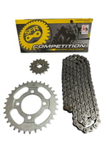 CUB PERFORMANSLI ZİNCİR DİŞLİ SETİ - ÖN 15T + ARKA 34T + SFR ZİNCİR 428H x 110L CUB - SFC