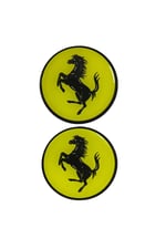 FERRARİ DAMLA STİCKER / FERRARİ LOGO SARI (5X5 CM) 2 ADET
