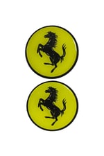 FERRARİ DAMLA STİCKER / FERRARİ LOGO SARI (5X5 CM) 2 ADET