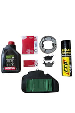 HONDA ACTİVA 125 ASK ÖN + ARKA BALATA + HAVA FİLTRESİ + MOTUL SCOOTER EXPERT YAĞ + BALATA SPREYİ
