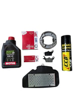 HONDA ACTİVA 125 ASK ÖN + ARKA BALATA + HAVA FİLTRESİ + MOTUL SCOOTER EXPERT YAĞ + BALATA SPREYİ