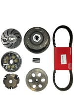 HONDA DİO ÖN VARYATÖR + ARKA DEBRİYAJ + ORJİNAL SOĞUTUCULU KAYIŞ SET