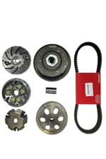 HONDA DİO ÖN VARYATÖR + ARKA DEBRİYAJ + ORJİNAL SOĞUTUCULU KAYIŞ SET
