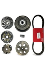 HONDA DİO ÖN VARYATÖR + ARKA DEBRİYAJ + ORJİNAL SOĞUTUCULU KAYIŞ SET