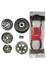 HONDA DİO ÖN VARYATÖR + ARKA DEBRİYAJ + ORJİNAL SOĞUTUCULU KAYIŞ SET