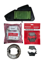 HONDA DİO ORJİNAL ÖN BALATA + ARKA BALATA + HAVA FİLTRESİ BAKIM SETİ