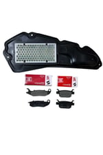 HONDA PCX 125 ASK ÖN BALATA + ASK ARKA BALATA + HAVA FİLTRESİ BAKIM SETİ PCX 2025 / 2026 DX
