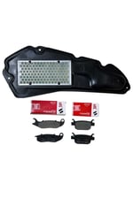 HONDA PCX 125 ASK ÖN BALATA + ASK ARKA BALATA + HAVA FİLTRESİ BAKIM SETİ PCX 2025 / 2026 DX