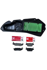 HONDA PCX 125 ASK ÖN BALATA + ASK ARKA BALATA + HAVA FİLTRESİ BAKIM SETİ PCX 2025 / 2026 DX