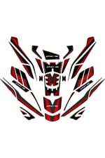 HONDA PCX 2025 - 2026 UYUMLU KIRMIZI PETEK TANK PAD FULL SET 36 PARÇA