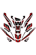 HONDA PCX 2025 - 2026 UYUMLU KIRMIZI PETEK TANK PAD FULL SET 36 PARÇA