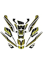 HONDA PCX 2025 - 2026 UYUMLU SARI PETEK TANK PAD FULL SET 36 PARÇA