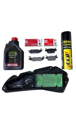 HONDA PCX 2025/2026 ASK ÖN + ARKA BALATA + HAVA FİLTRESİ + MOTUL SCOOTER EXPERT YAĞ + BALATA SPREYİ
