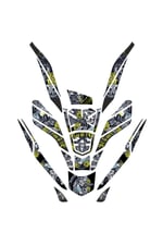 HONDA PCX SARI DÖVMELİ TANK PAD FULL SET 26 PARÇA PCX 2021-2022-2023-2024 UYUMLU