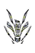 HONDA PCX SARI DÖVMELİ TANK PAD FULL SET 26 PARÇA PCX 2021-2022-2023-2024 UYUMLU