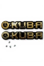 KUBA CG MOTOSİKLET DEPO YAZISI GOLD SAĞ SOL İKİ TARAF İÇİN (4 TANE VİDASI DAHİLDİR)