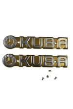 KUBA CG MOTOSİKLET DEPO YAZISI GOLD SAĞ SOL İKİ TARAF İÇİN (4 TANE VİDASI DAHİLDİR) KUBA ÇİTA