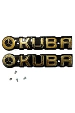 KUBA CG MOTOSİKLET DEPO YAZISI GOLD SAĞ SOL İKİ TARAF İÇİN (4 TANE VİDASI DAHİLDİR)