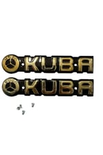 KUBA CG MOTOSİKLET DEPO YAZISI GOLD SAĞ SOL İKİ TARAF İÇİN (4 TANE VİDASI DAHİLDİR)