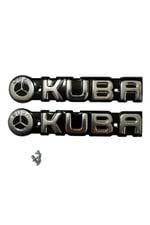 KUBA CG MOTOSİKLET DEPO YAZISI SİYAH SAĞ SOL İKİ TARAF İÇİN (4 TANE VİDASI DAHİLDİR)