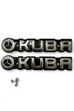 KUBA CG MOTOSİKLET DEPO YAZISI SİYAH SAĞ SOL İKİ TARAF İÇİN (4 TANE VİDASI DAHİLDİR)