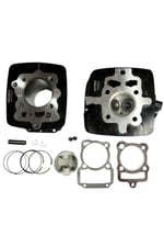 KUBA ÇİTA 150cc SİLİNDİR + ÜST KAPAK SET SİYAH/SİLİNDİR 13 PERNO[62,0mm][YÜK:69 mm]+KAPAK [DQ SUBAP]