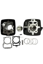 KUBA ÇİTA 200cc SİLİNDİR + ÜST KAPAK SET SİYAH/SİLİNDİR 13 PERNO[65,5mm][YÜK:69 mm]+KAPAK [DQ SUBAP]