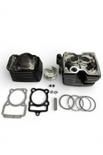 KUBA ÇİTA 200cc SİLİNDİR + ÜST KAPAK SET SİYAH/SİLİNDİR 13 PERNO[65,5mm][YÜK:69 mm]+KAPAK [DQ SUBAP]