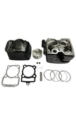 KUBA ÇİTA 200cc SİLİNDİR + ÜST KAPAK SET SİYAH/SİLİNDİR 13 PERNO[65,5mm][YÜK:69 mm]+KAPAK [DQ SUBAP]