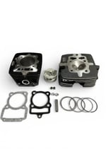 KUBA ÇİTA 200cc SİLİNDİR + ÜST KAPAK SET SİYAH/SİLİNDİR 13 PERNO[65,5mm][YÜK:69 mm]+KAPAK [DQ SUBAP]