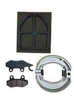 KUBA TK 03 ÖN BALATA + ARKA BALATA TAKIMI + HAVA FİLTRESİ BAKIM SETİ