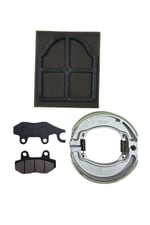 KUBA TK 03 ÖN BALATA + ARKA BALATA TAKIMI + HAVA FİLTRESİ BAKIM SETİ