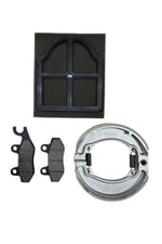 KUBA TK 03 ÖN BALATA + ARKA BALATA TAKIMI + HAVA FİLTRESİ BAKIM SETİ