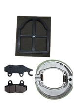 KUBA TK 03 ÖN BALATA + ARKA BALATA TAKIMI + HAVA FİLTRESİ BAKIM SETİ