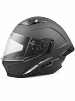 MAT SİYAH MOTOSİKLET KASKI ÇENE AÇILIR [GÜNEŞ VİZÖRLÜ] MH HELMET 