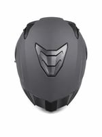 MAT SİYAH MOTOSİKLET KASKI ÇENE AÇILIR [GÜNEŞ VİZÖRLÜ] MH HELMET 