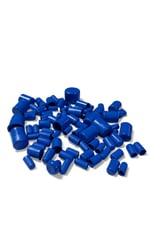 MAVİ MOTOSİKLET VİDA KAPAĞI SETİ - SİLİKON TAPA SETİ - 80 ADET - UNİVERSAL - CG - CUB - DRİFT