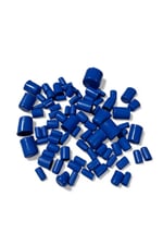 MAVİ MOTOSİKLET VİDA KAPAĞI SETİ - SİLİKON TAPA SETİ - 80 ADET - UNİVERSAL - CG - CUB - DRİFT