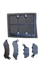 MONDİAL DRİFT L ÖN + ARKA BALATA TAKIMI + HAVA FİLTRESİ BAKIM SETİ