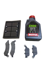 MONDİAL DRİFT L ÖN + ARKA BALATA TAKIMI + HAVA FİLTRESİ + MOTUL 5100 YAĞ + BALATA SPREYİ BAKIM SETİ